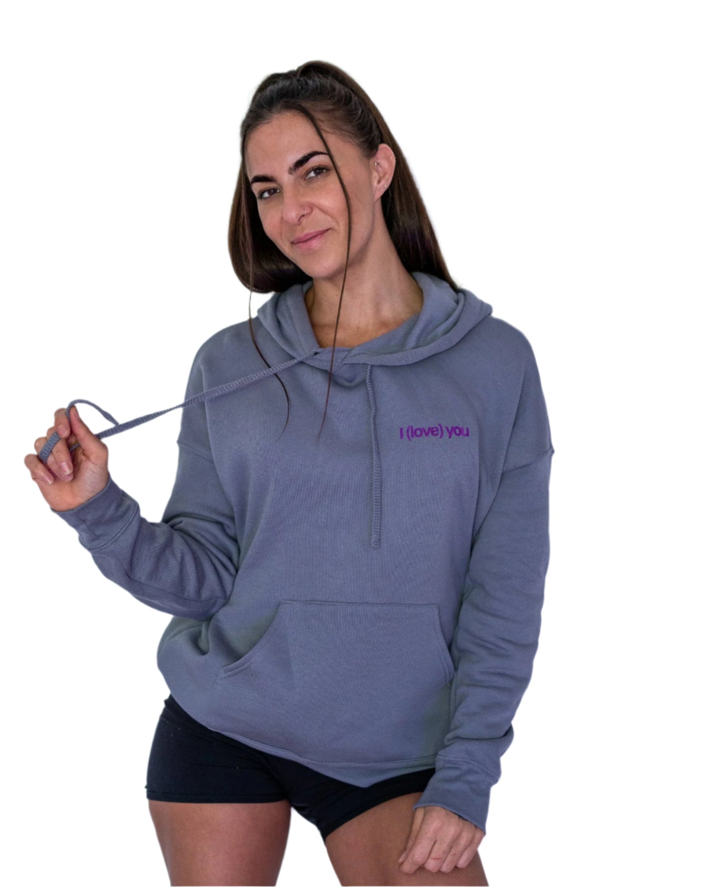 FULL LENGTH HOODIE I(LOVE)YOU