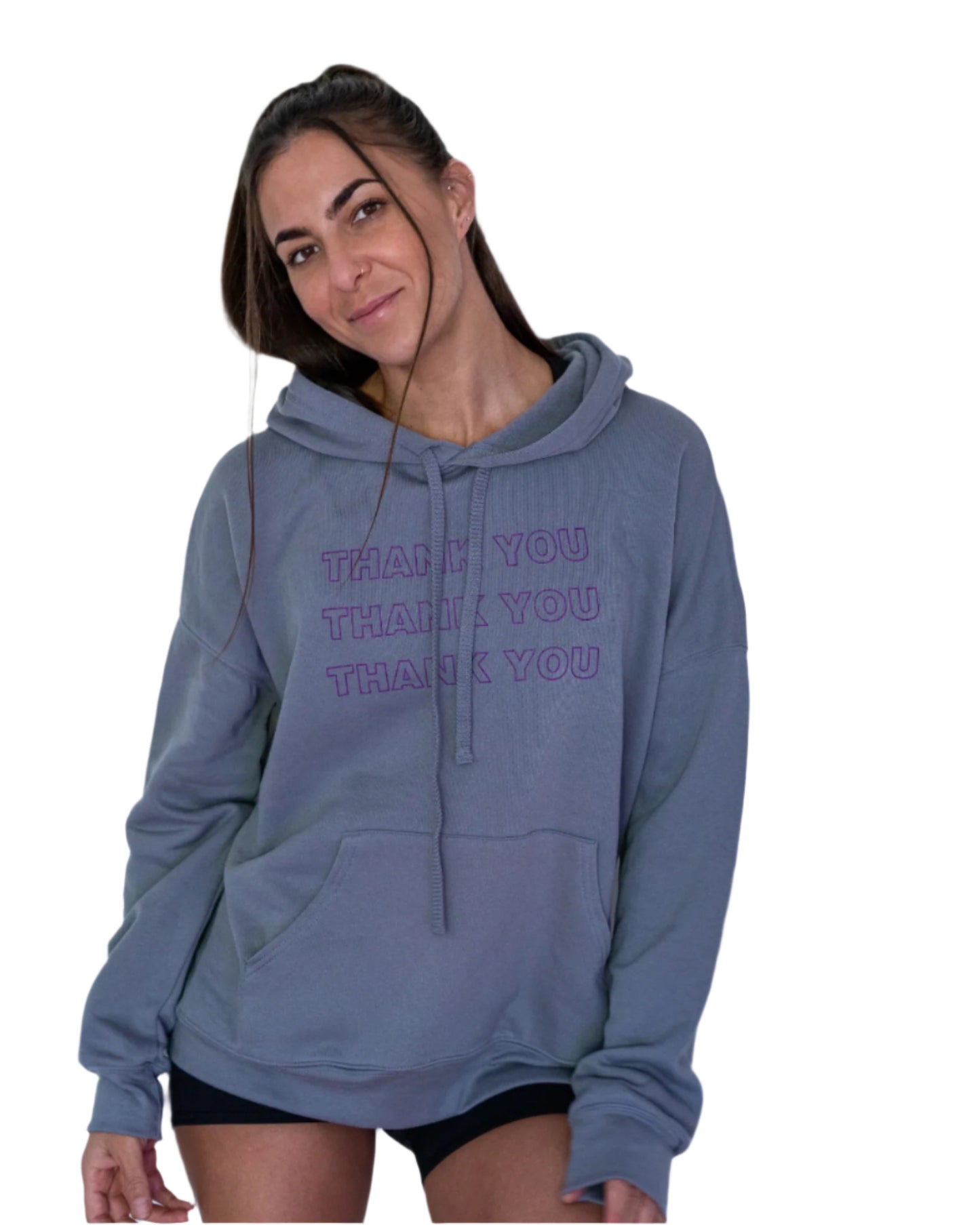 FULL LENGTH HOODIE THANK YOU I LOVE YOU