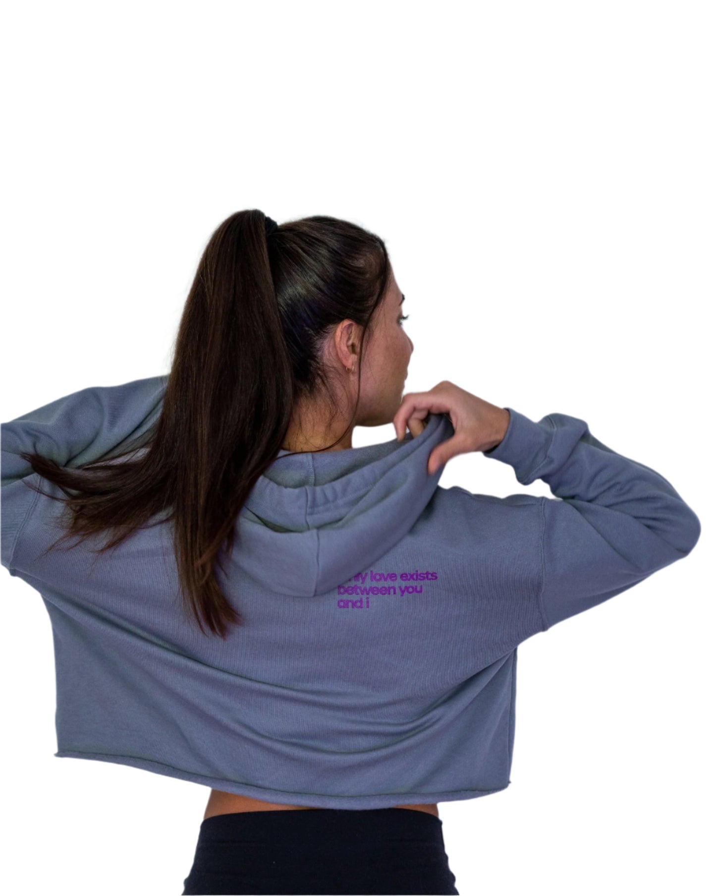 CROPPED HOODIE I(LOVE)YOU