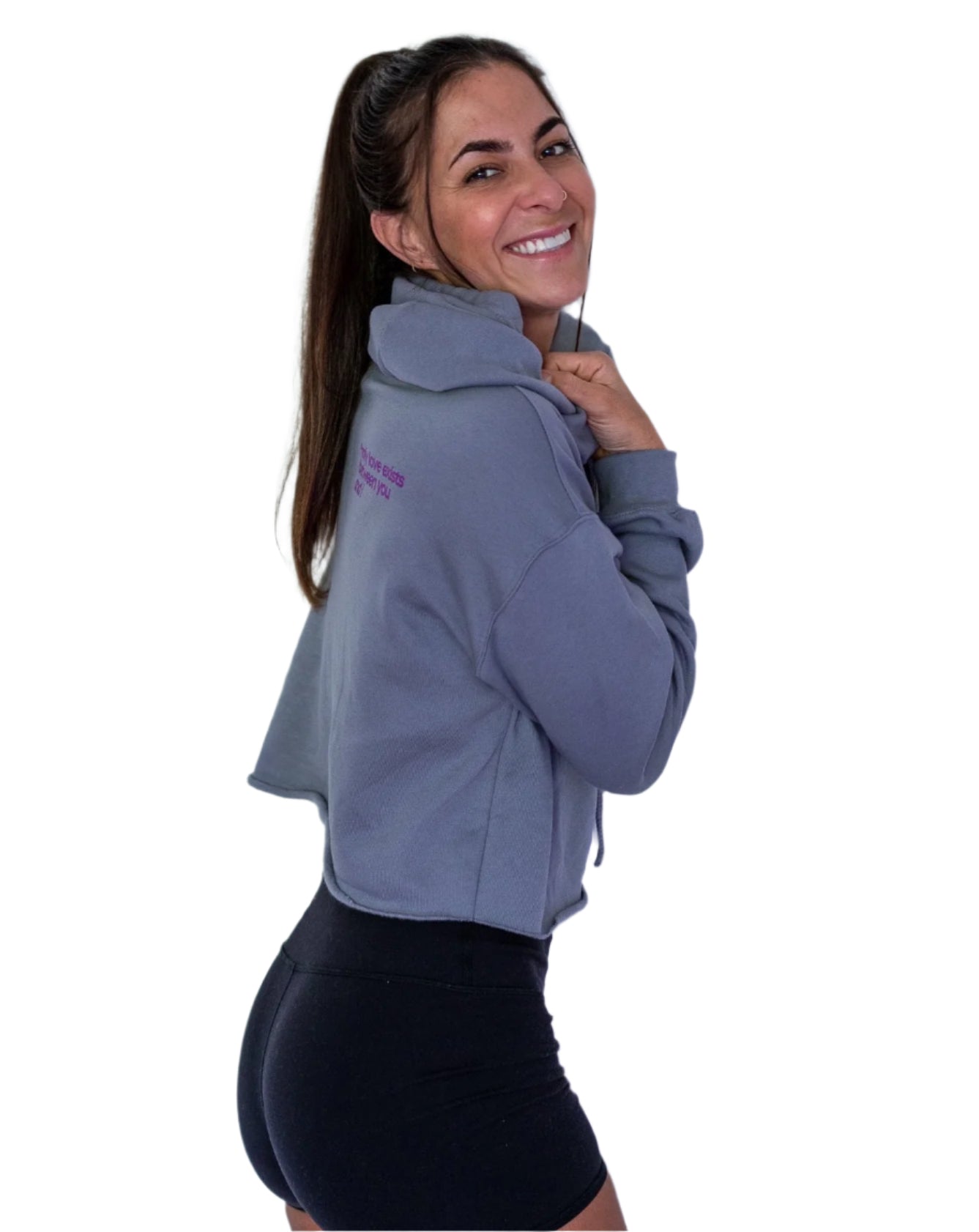 CROPPED HOODIE I(LOVE)YOU