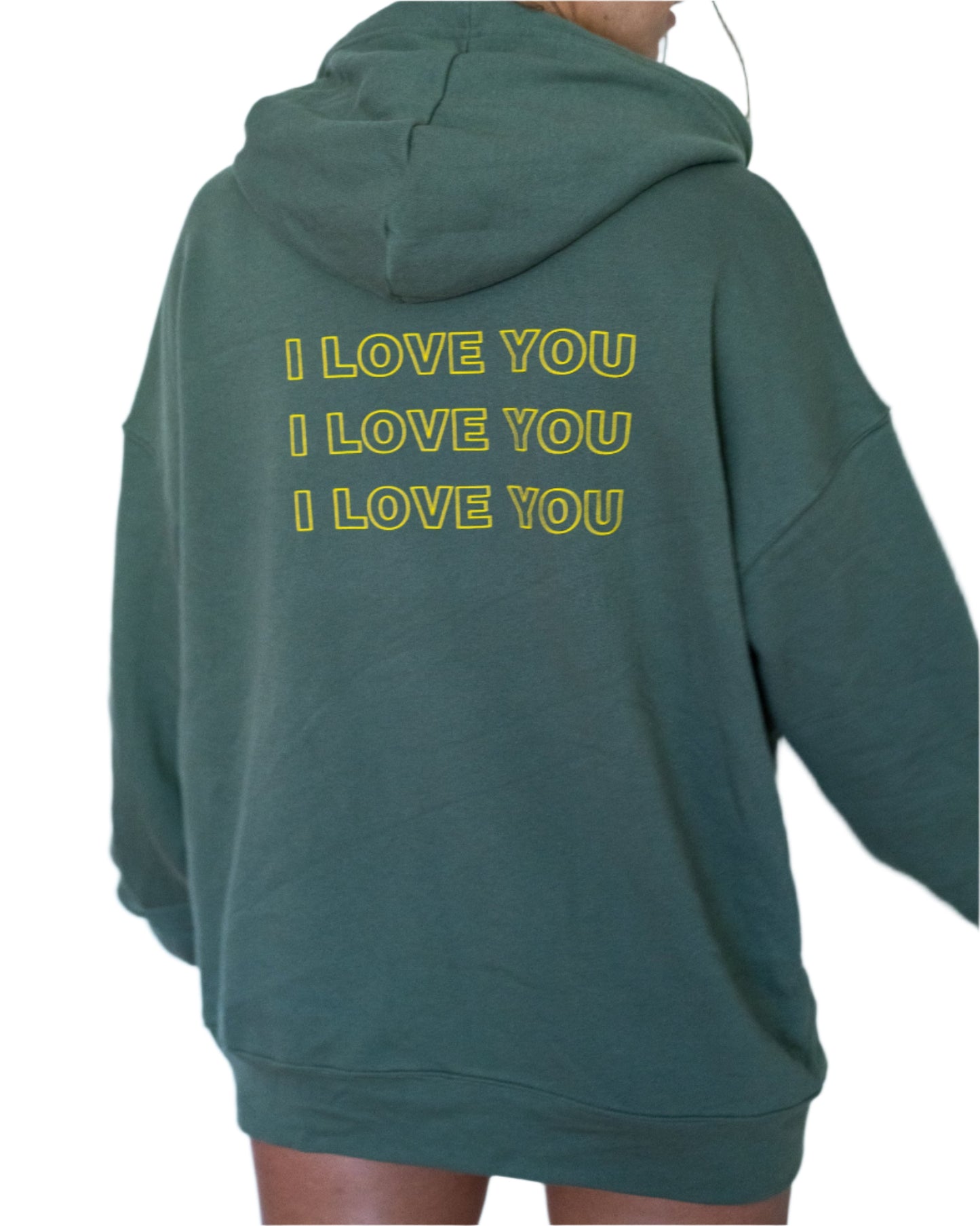 FULL LENGTH HOODIE THANK YOU I LOVE YOU