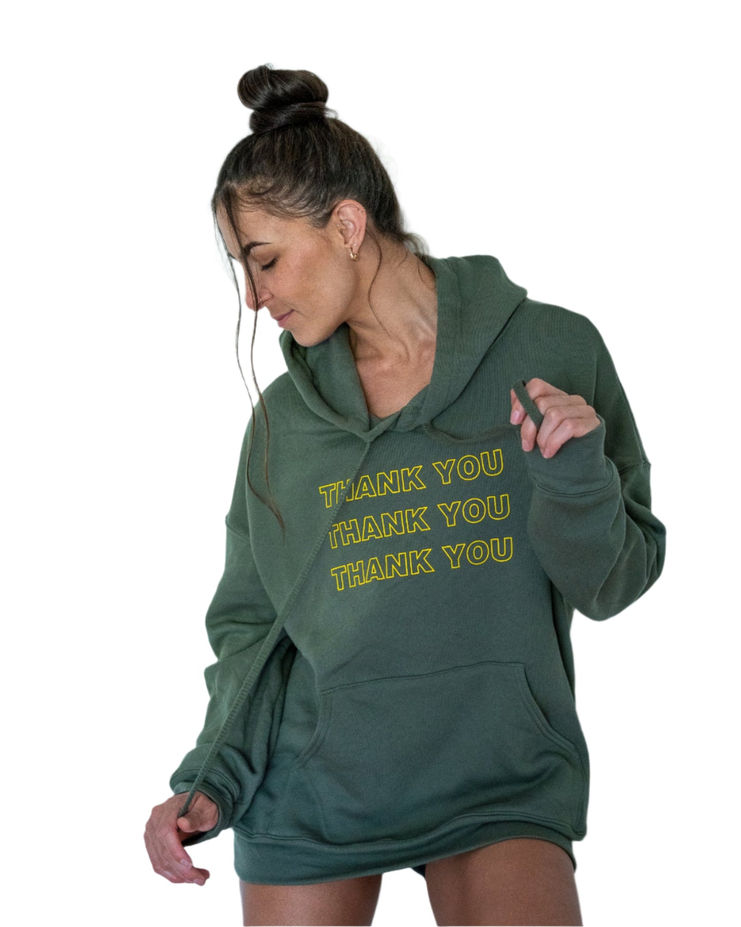 FULL LENGTH HOODIE THANK YOU I LOVE YOU