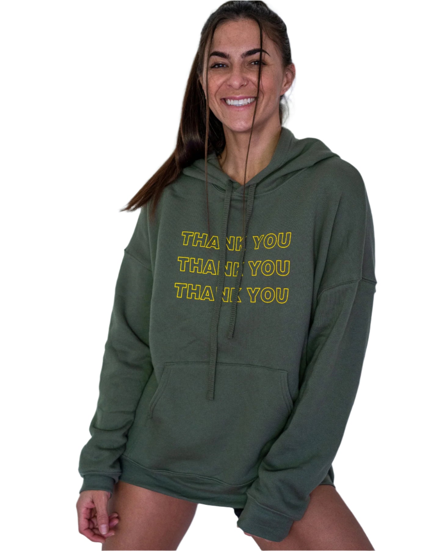 FULL LENGTH HOODIE THANK YOU I LOVE YOU