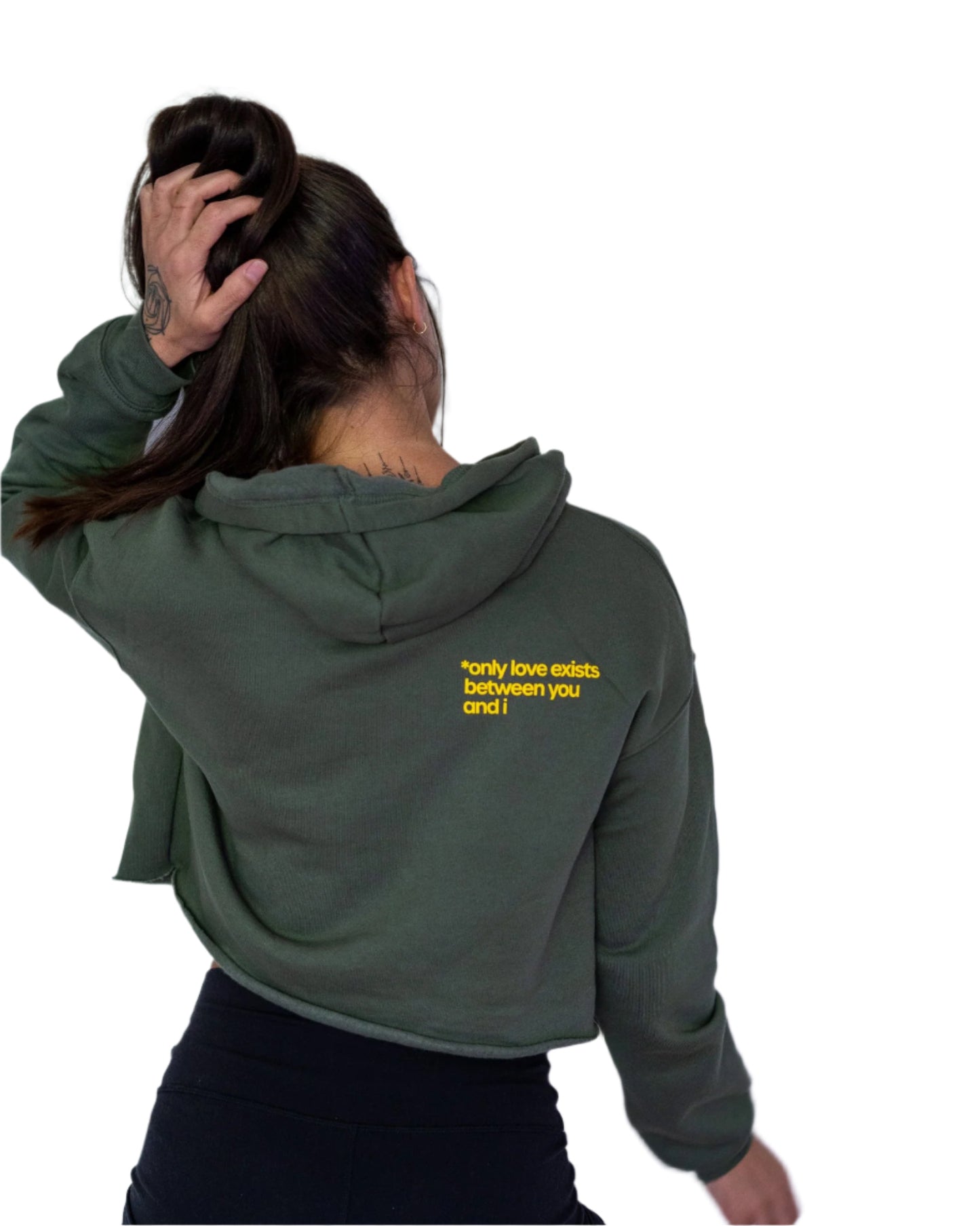 CROPPED HOODIE I(LOVE)YOU