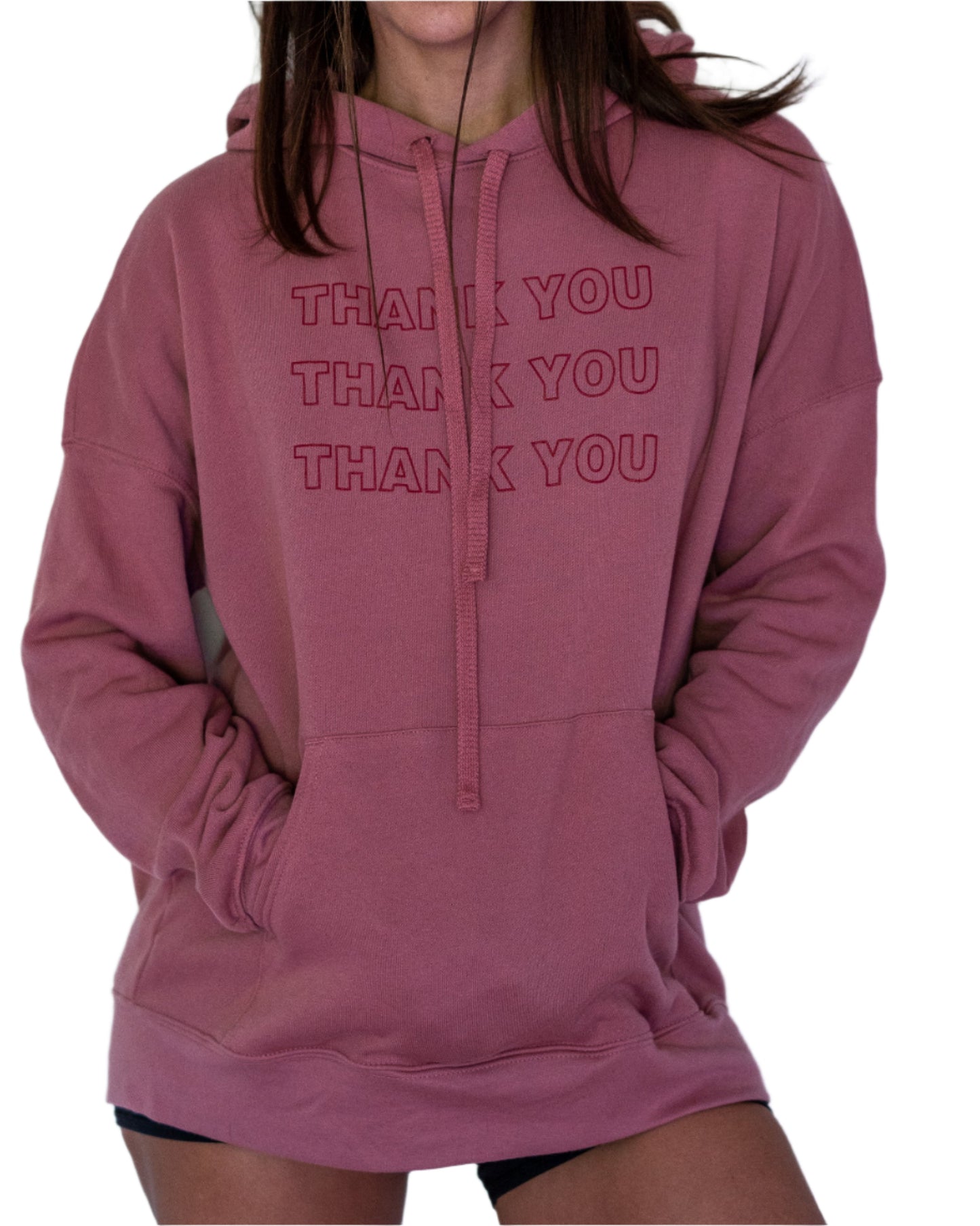 FULL LENGTH HOODIE THANK YOU I LOVE YOU