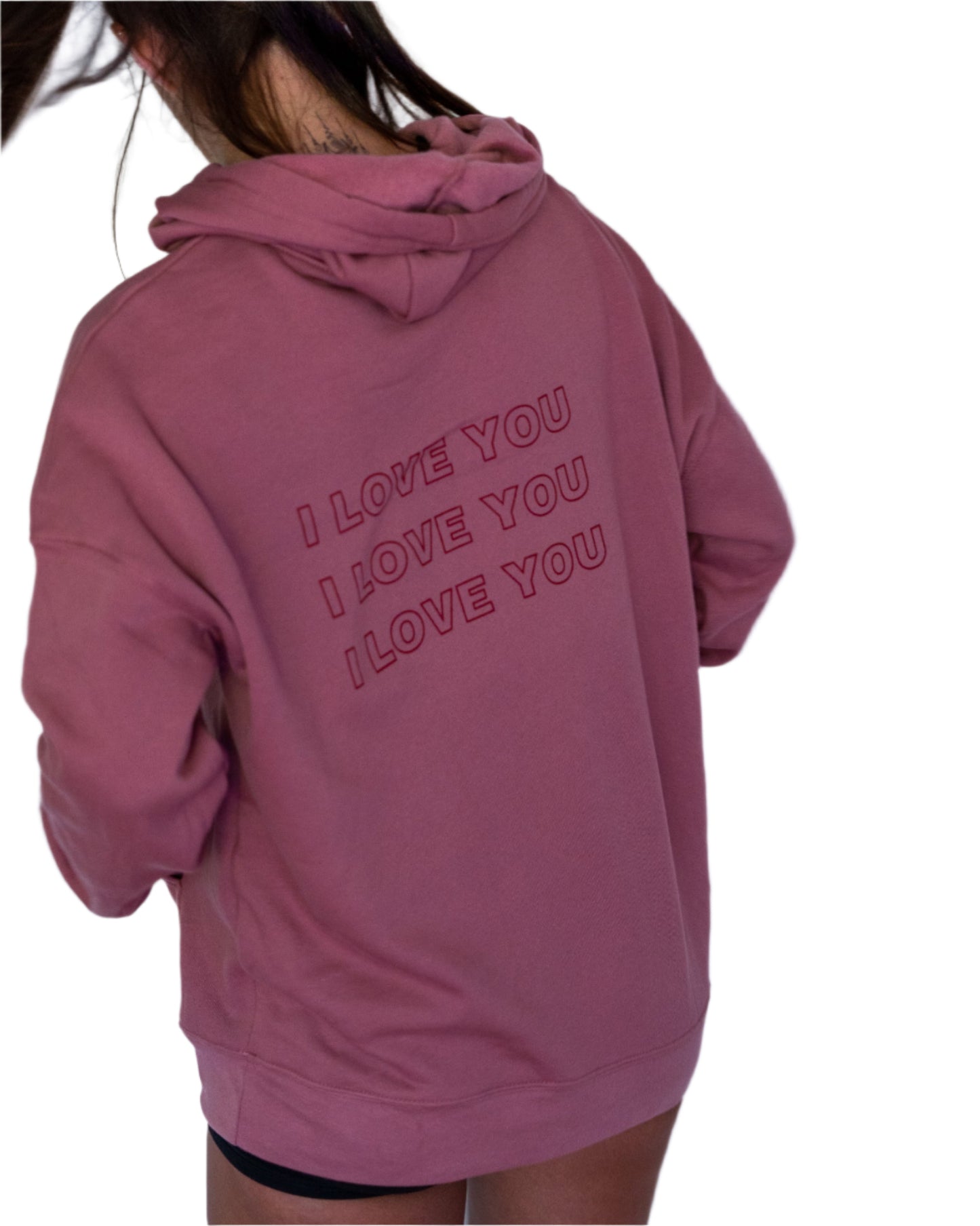 FULL LENGTH HOODIE THANK YOU I LOVE YOU