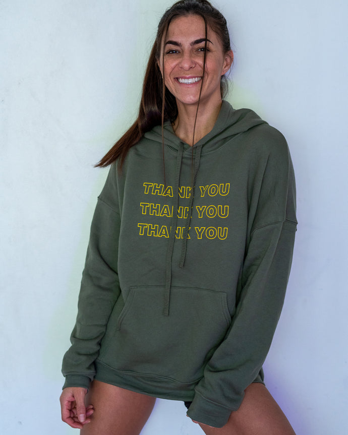 FULL LENGTH HOODIE THANK YOU I LOVE YOU